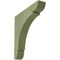 Ekena Millwork 1 3/4"W x 10"D x 10"H Large Olympic Wood Vintage Decor Bracket, Restoration Green BKTWD01X10X10OLGR - alternate 1